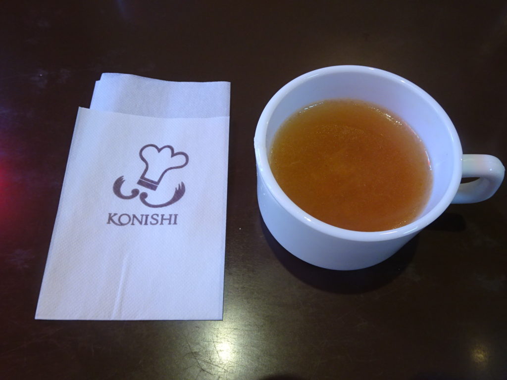 レストラン コニシ　コンソメスープ