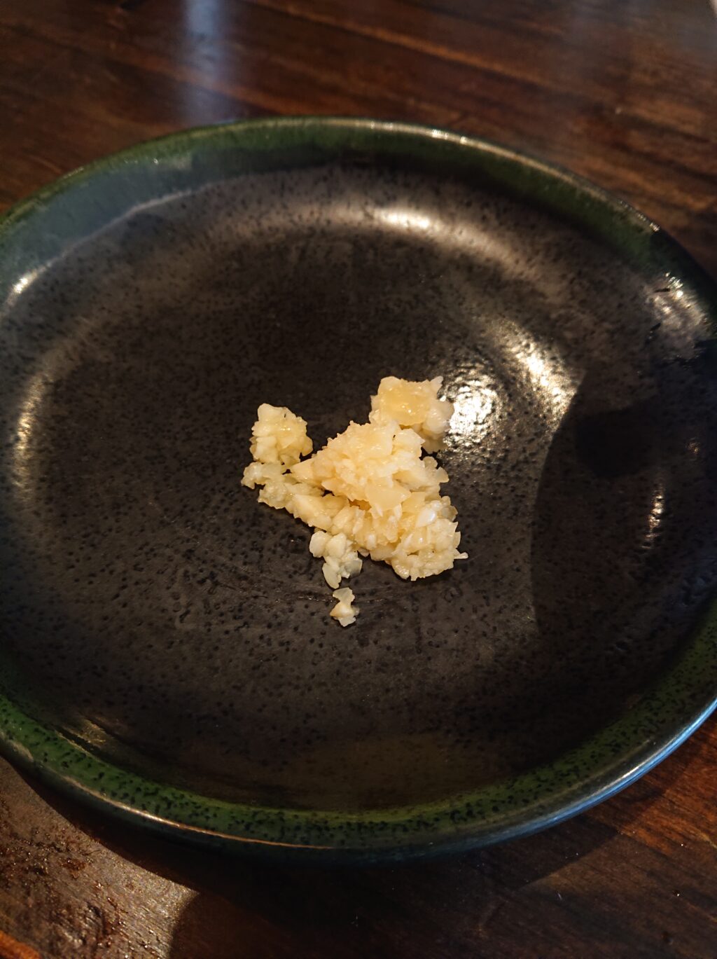 つけ麺 東 ラーメン（二郎インスパイア）の追加ニンニク