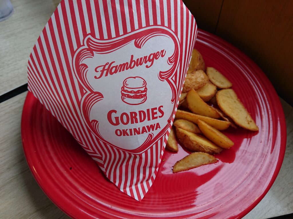 ゴーディーズ（GORDIE’S ）＠沖縄 ハンバーガーの包み紙