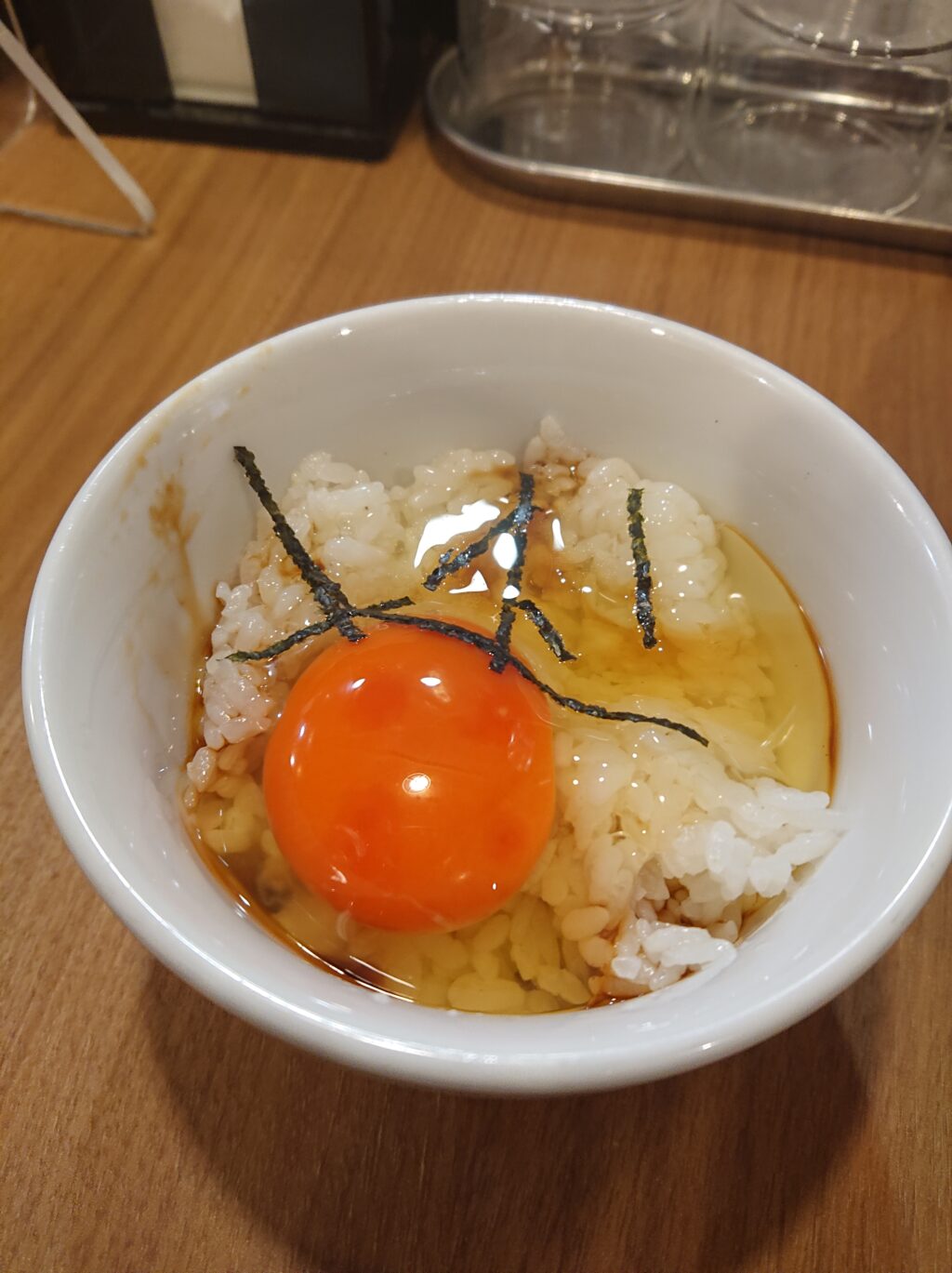 トリュフオイル卵かけご飯　MENクライ（メンクライ）＠浜松町