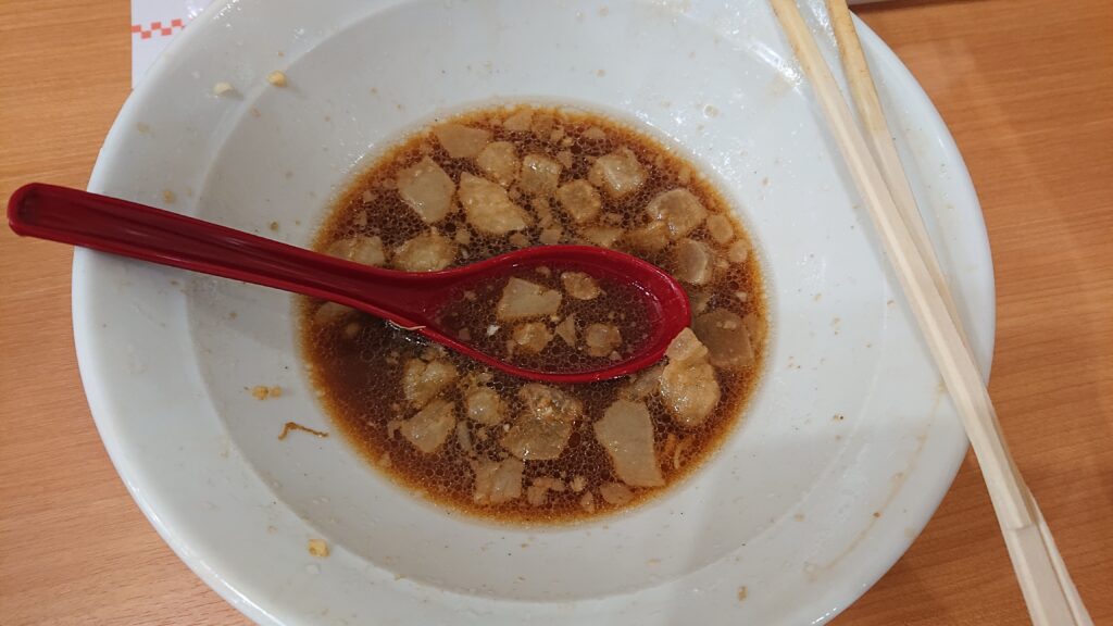 元祖イザナミノ麺 （二郎系）300g　完食