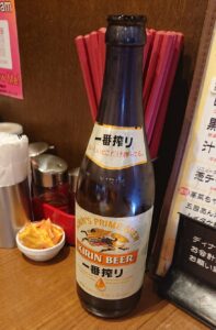 中華dining天鳳 瓶ビール（中瓶：一番搾り）