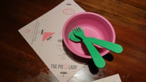 THE PIG ＆ THE LADY（ザピッグアンドザレディ）＠恵比寿 子供用のテーブルセット