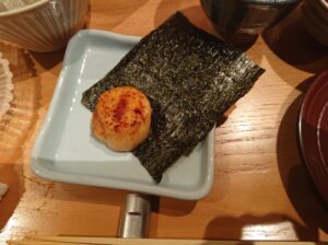 松栄（まつえ） 恵比寿本店 コースのホタテ
