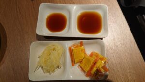 黒酢やからしやショウガなど