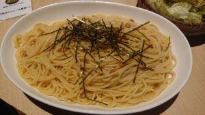和風納豆パスタ 特盛(無料)　700円