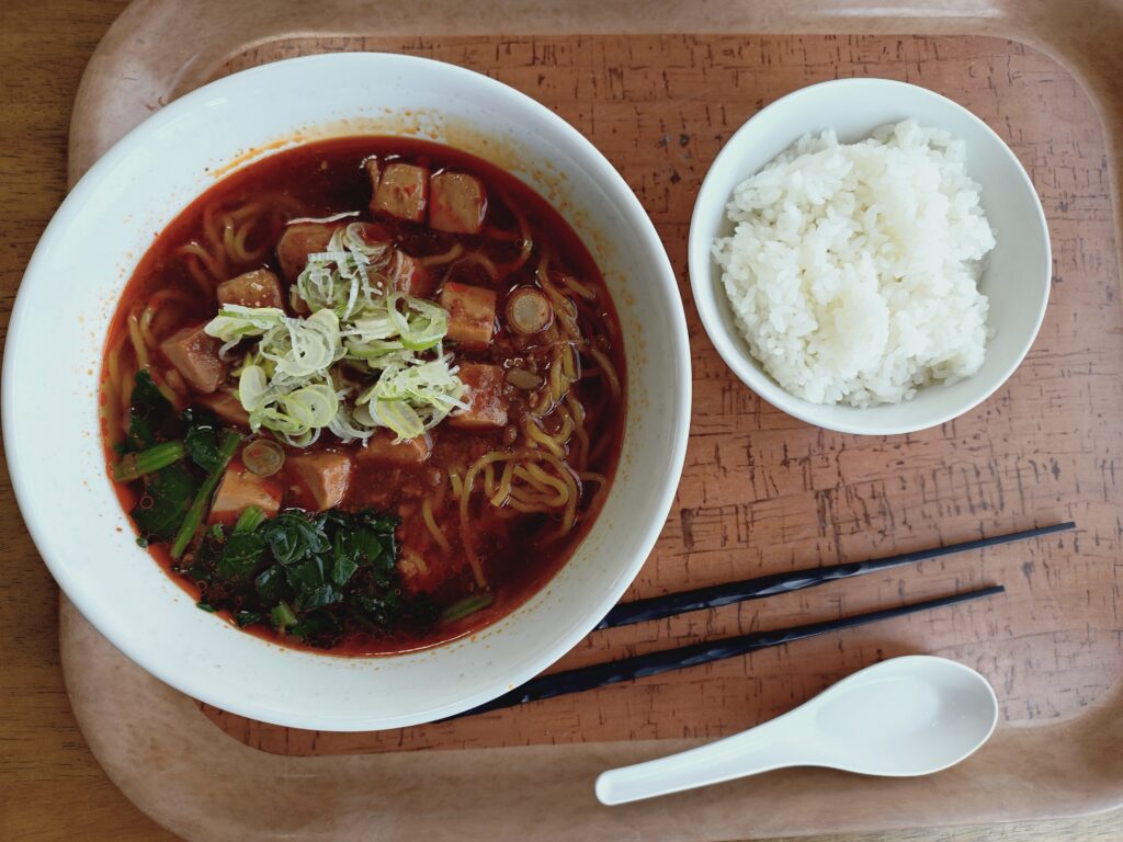 「麻婆豆腐ラーメン」＋「ライス」