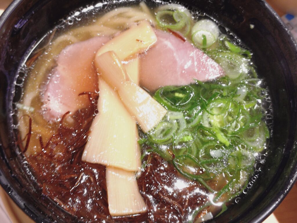 【スシロー】中村商店 監修「香味清湯 塩らーめん」