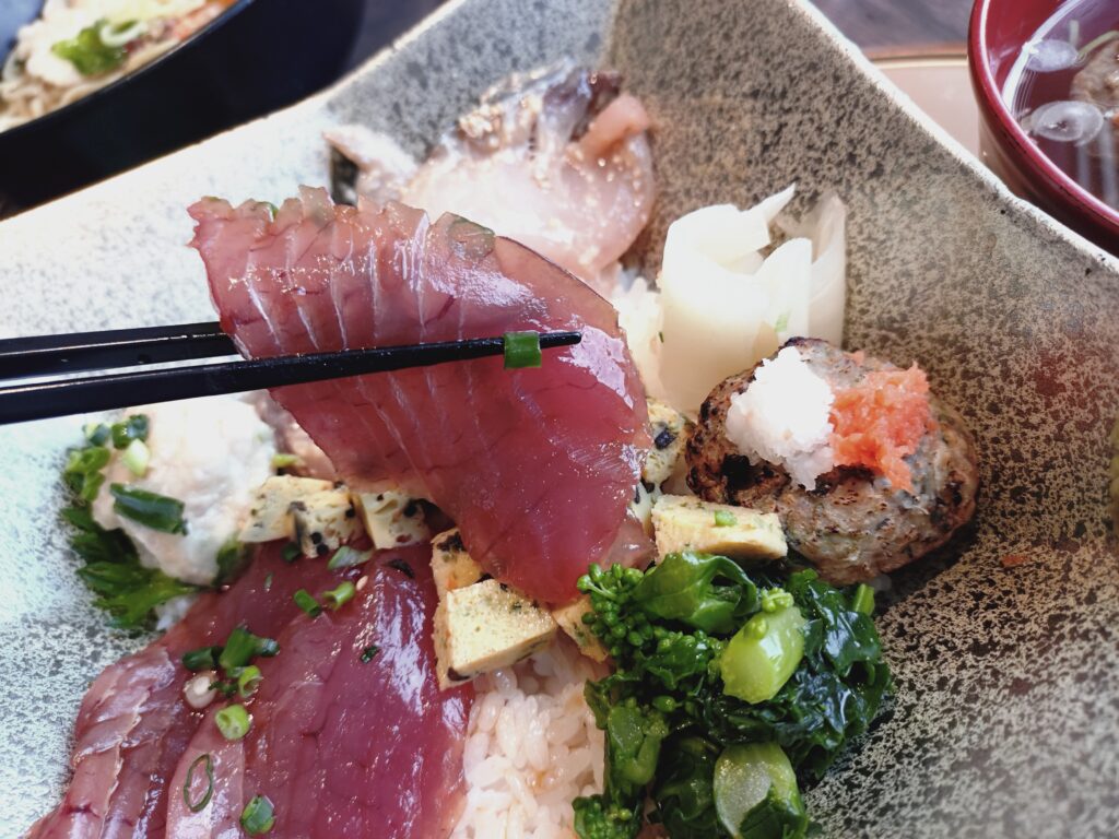 漁師丼の刺身